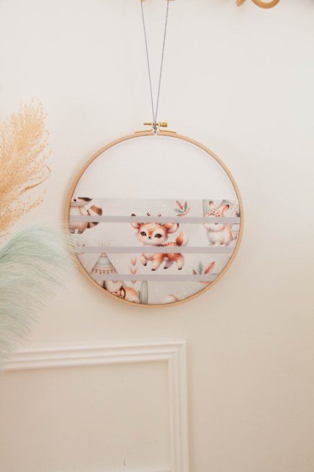 Porte barrette Laponie blanc