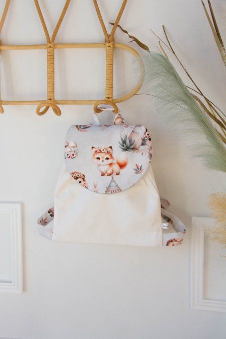 Sac cartable Laponie blanc