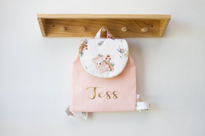 Sac cartable koala rose 