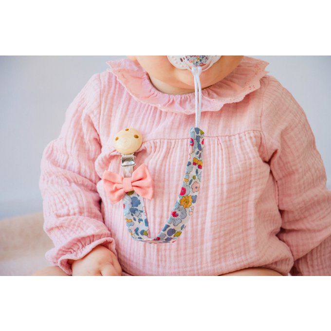 Attache-tétine Liberty porcelaine